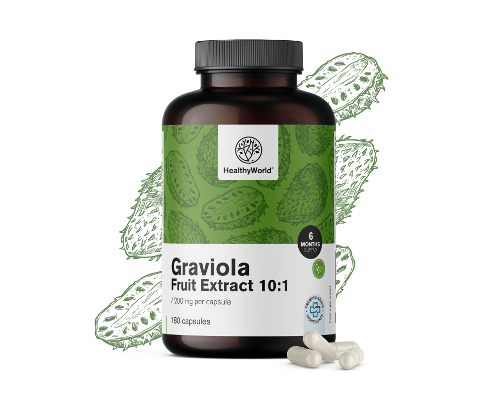 Graviola Mg Extrait G Lules Healthyworld Fr