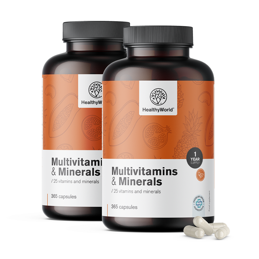 Les multivitamines et les multiminéraux