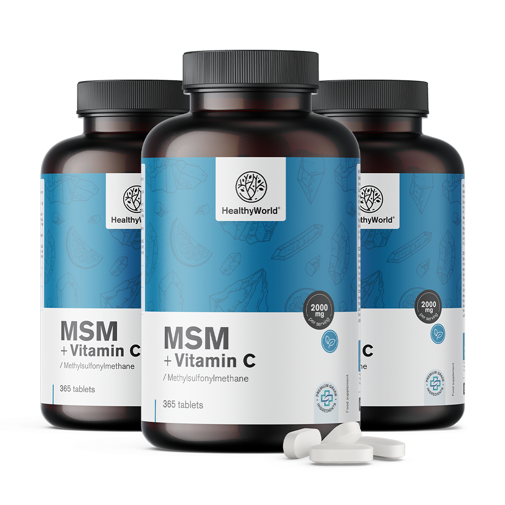 MSM 2000 mg - avec vitamine C