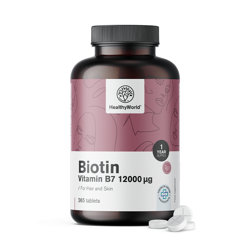 Biotin 12000 µg en comprimés