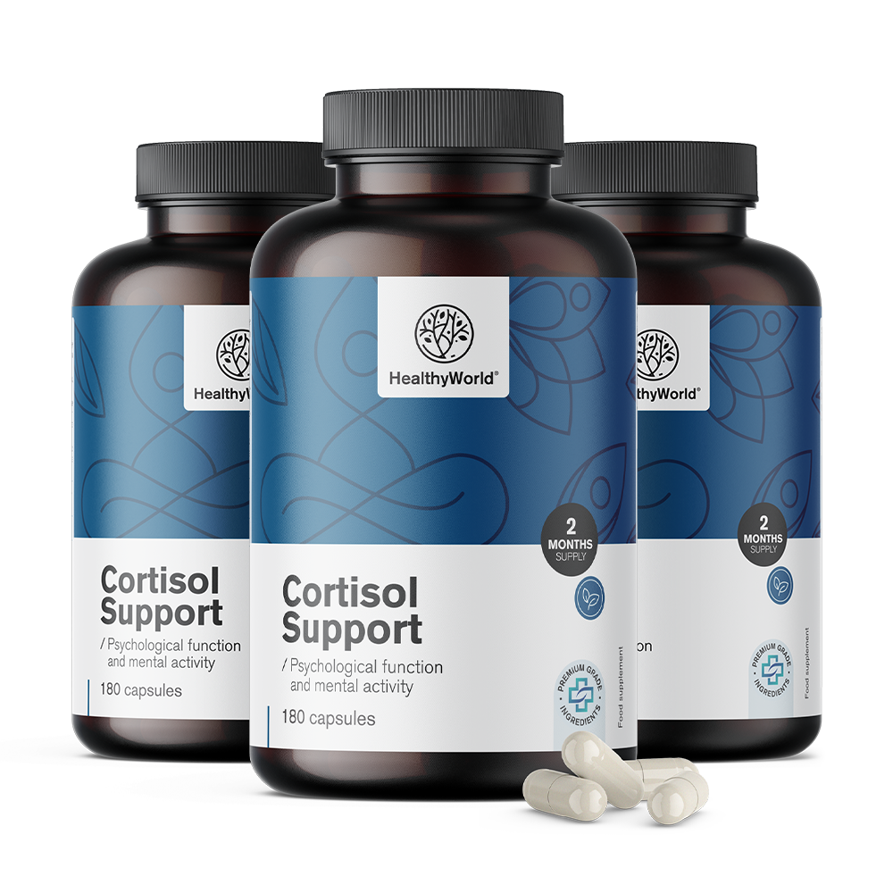 Capsules de soutien au fonctionnement cognitif du cortisol