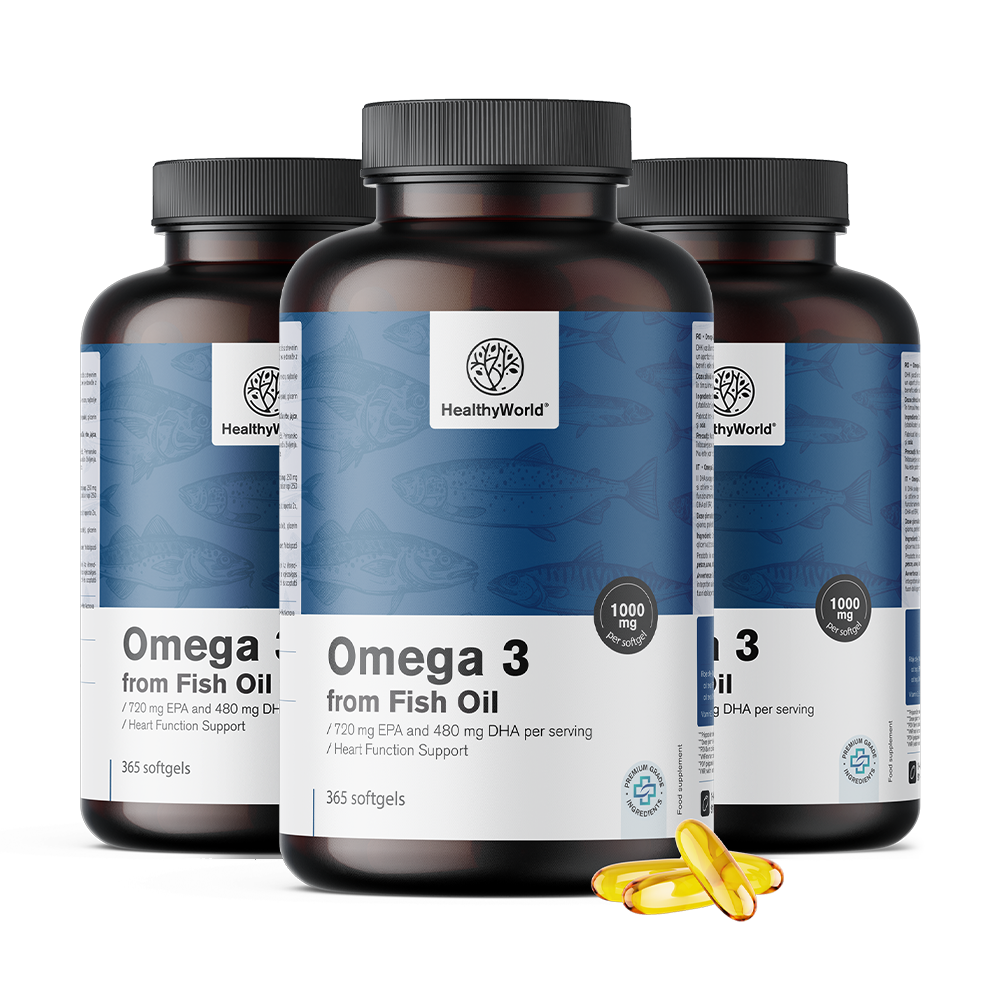 Oméga-3 1000 mg – huile de poisson 