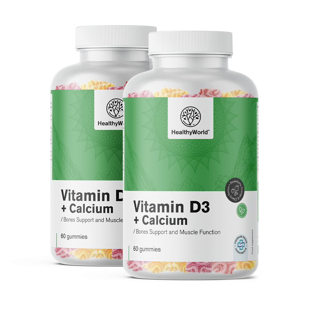 Vitamine D3 + Calcium en bonbons gélifiés