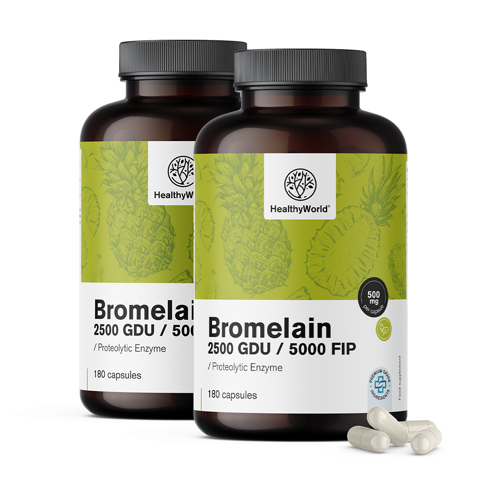 Bromélaïne 500 mg en capsules