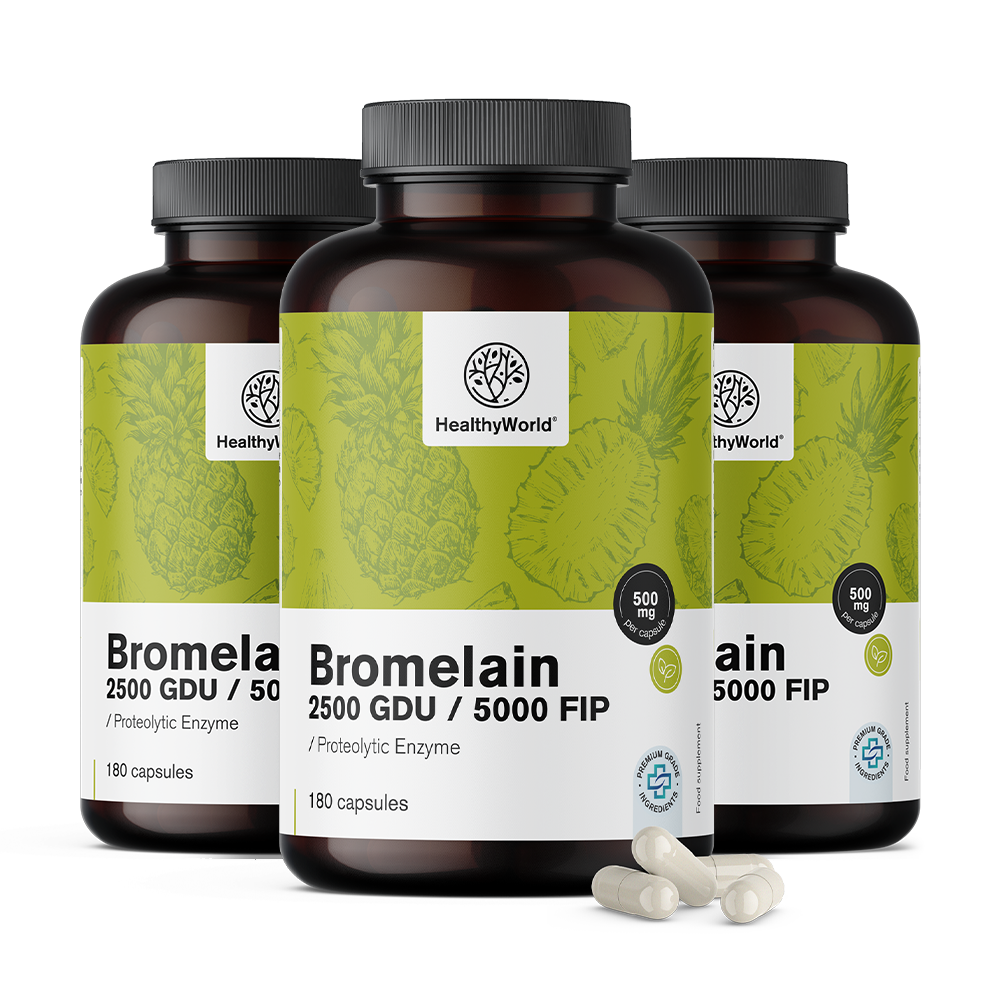 Bromélaïne 500 mg en capsules