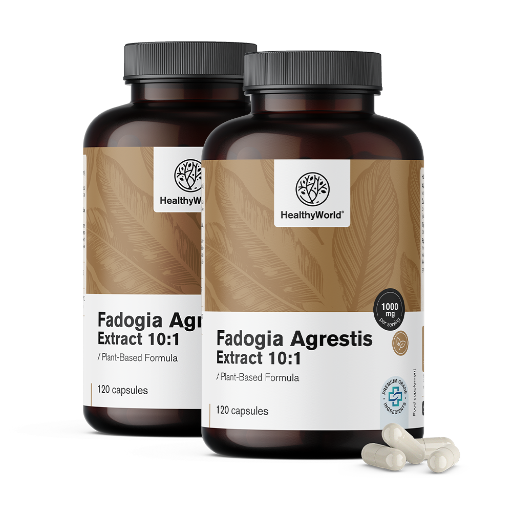 Fadogia Agrestis 1000 mg en capsules.