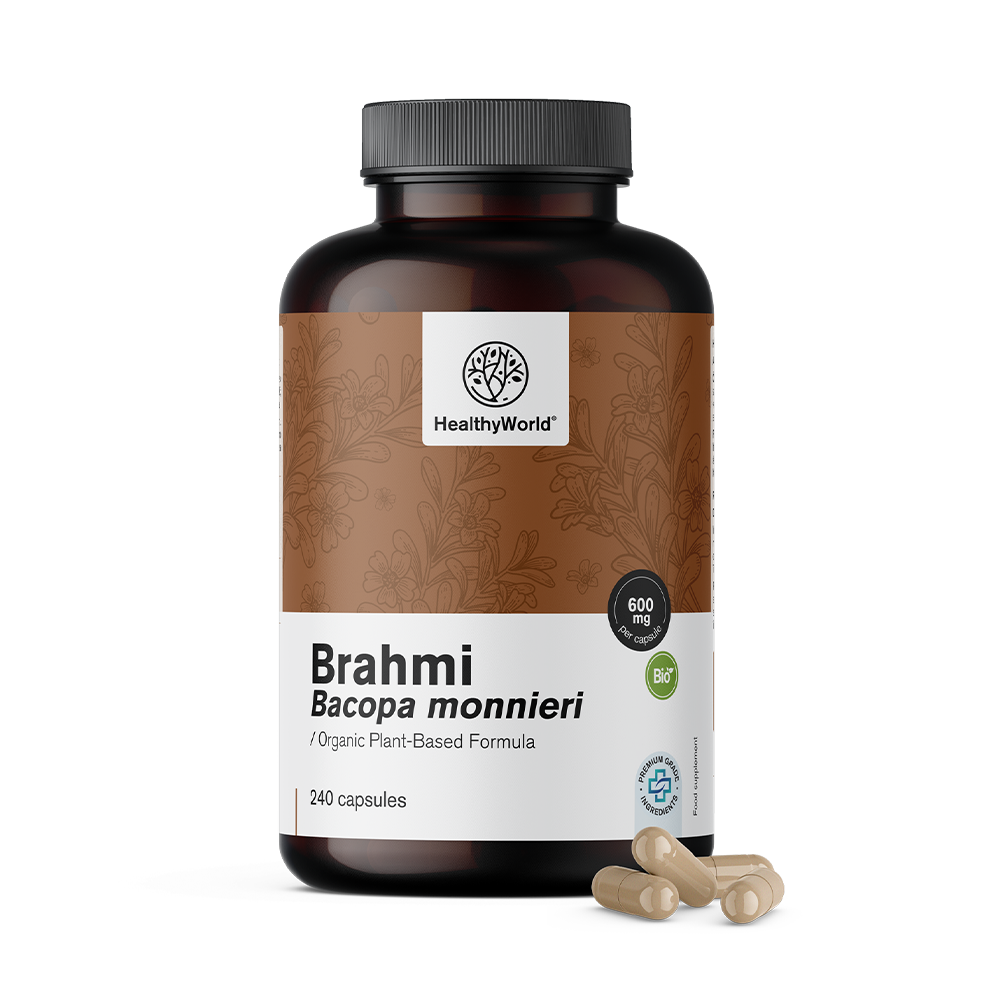 BIO Brahmi 600 mg en gélules.