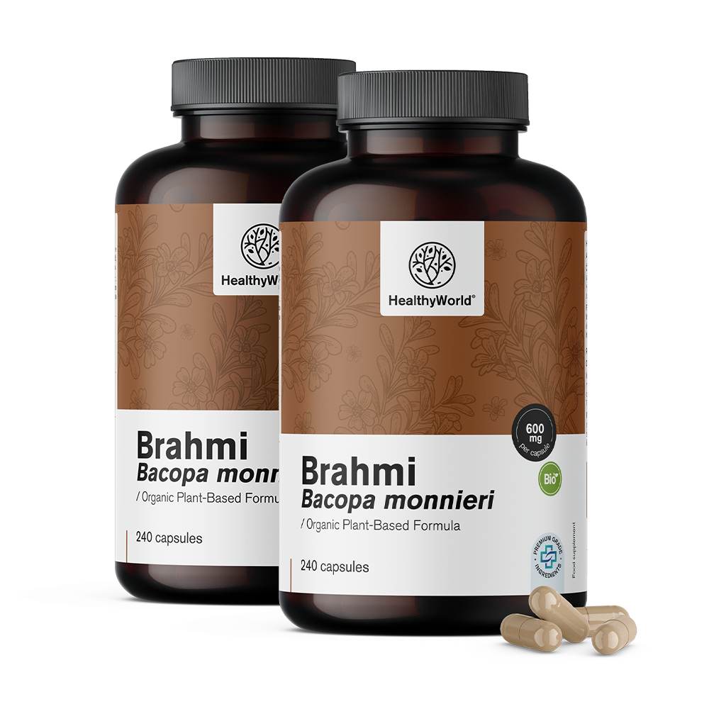 BIO Brahmi 600 mg en gélules.