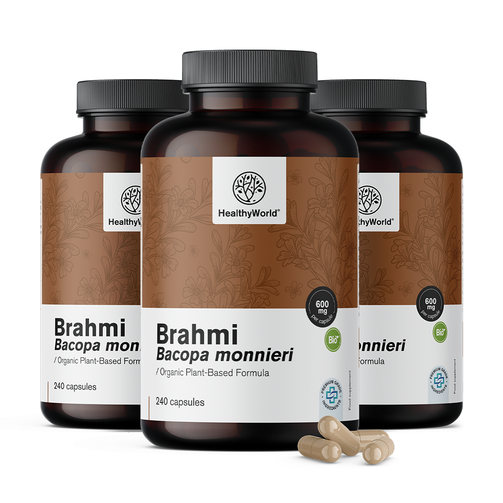 BIO Brahmi 600 mg en gélules.