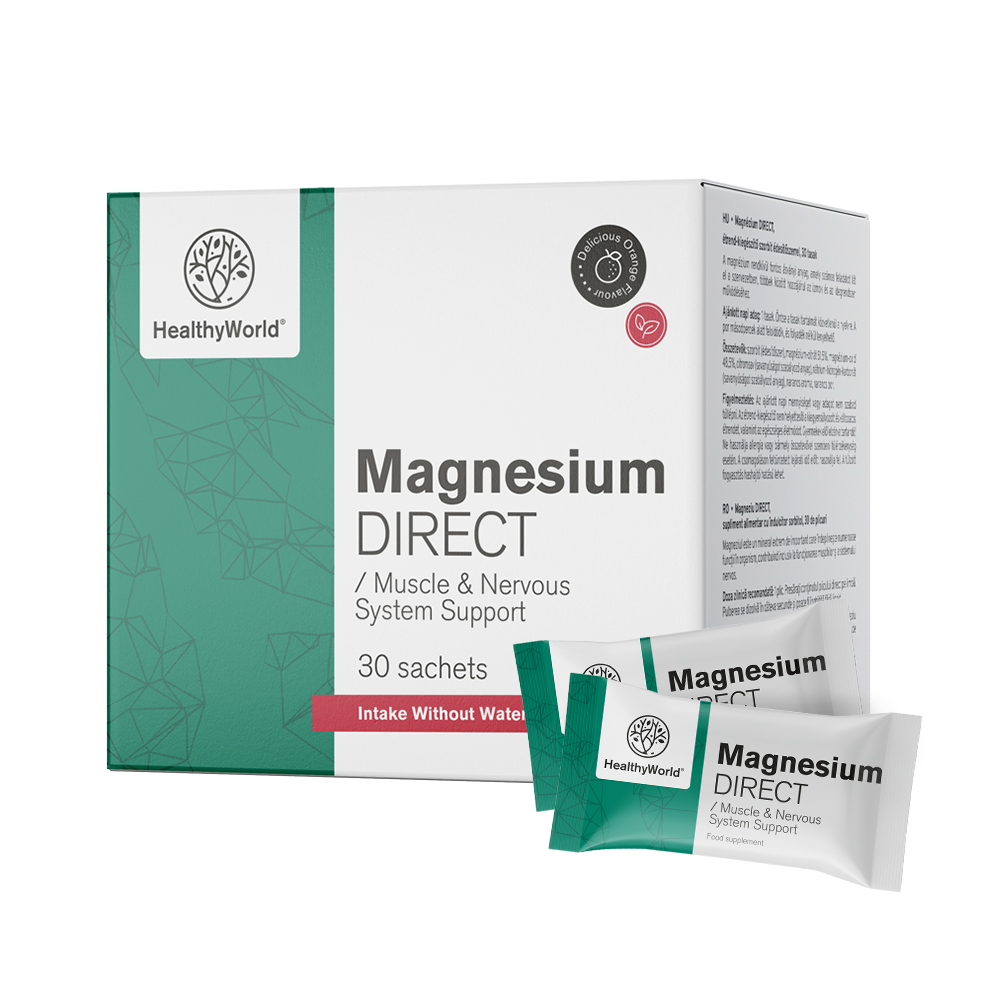 Magnésium DIRECT 400 mg avec arôme d'orange