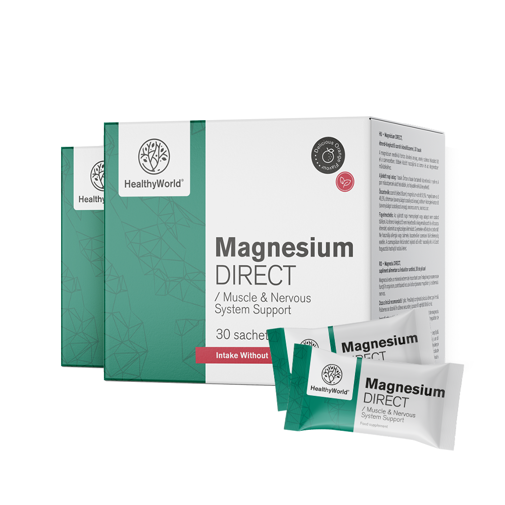 Magnésium DIRECT 400 mg avec arôme d'orange