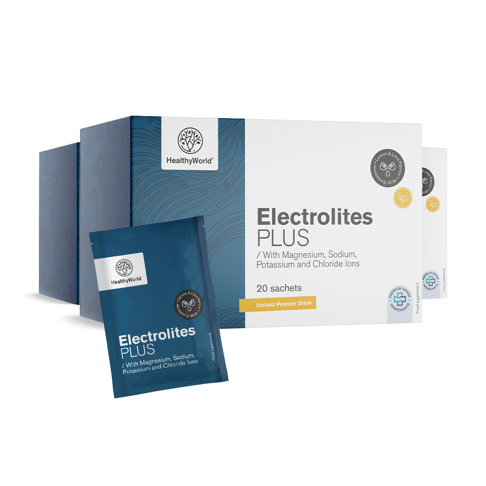 Électrolytes - poudre pour préparer une boisson en sachets.