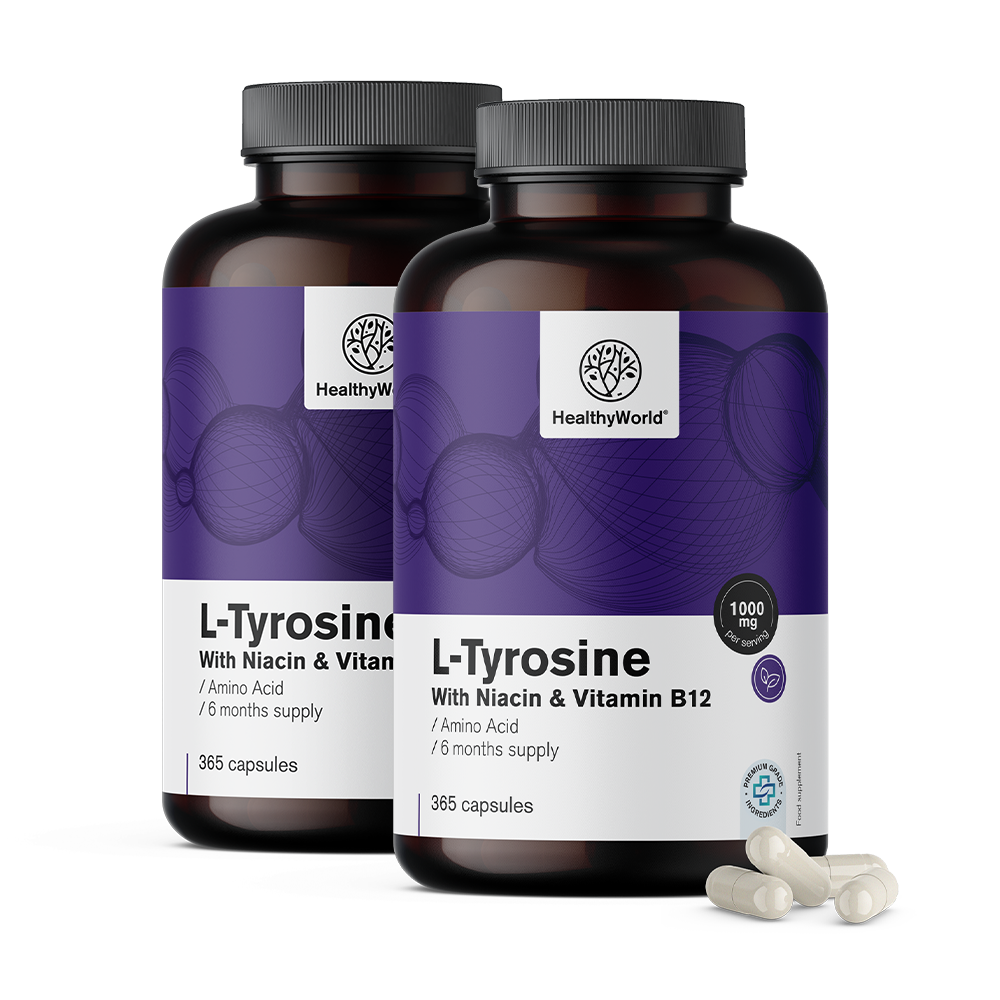 L-tyrosine 1000 mg.