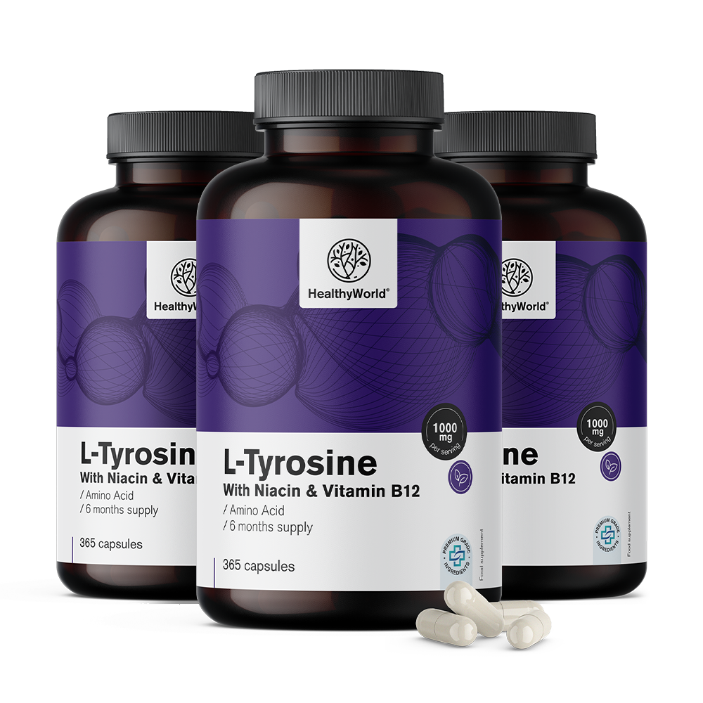 L-tyrosine 1000 mg.