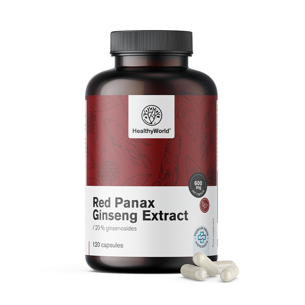 Ginseng Rouge Panax - extrait de ginseng rouge 600 mg