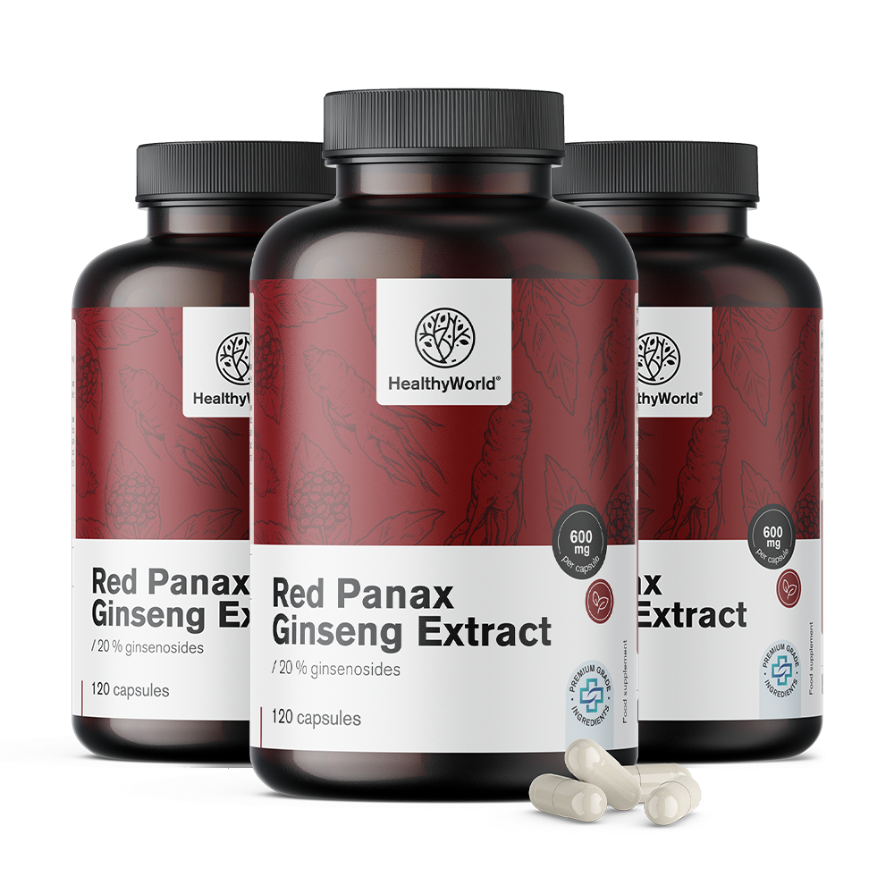 Ginseng Rouge Panax - extrait de ginseng rouge 600 mg