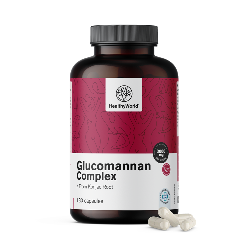 Complexe de glucomannane 3000 mg.