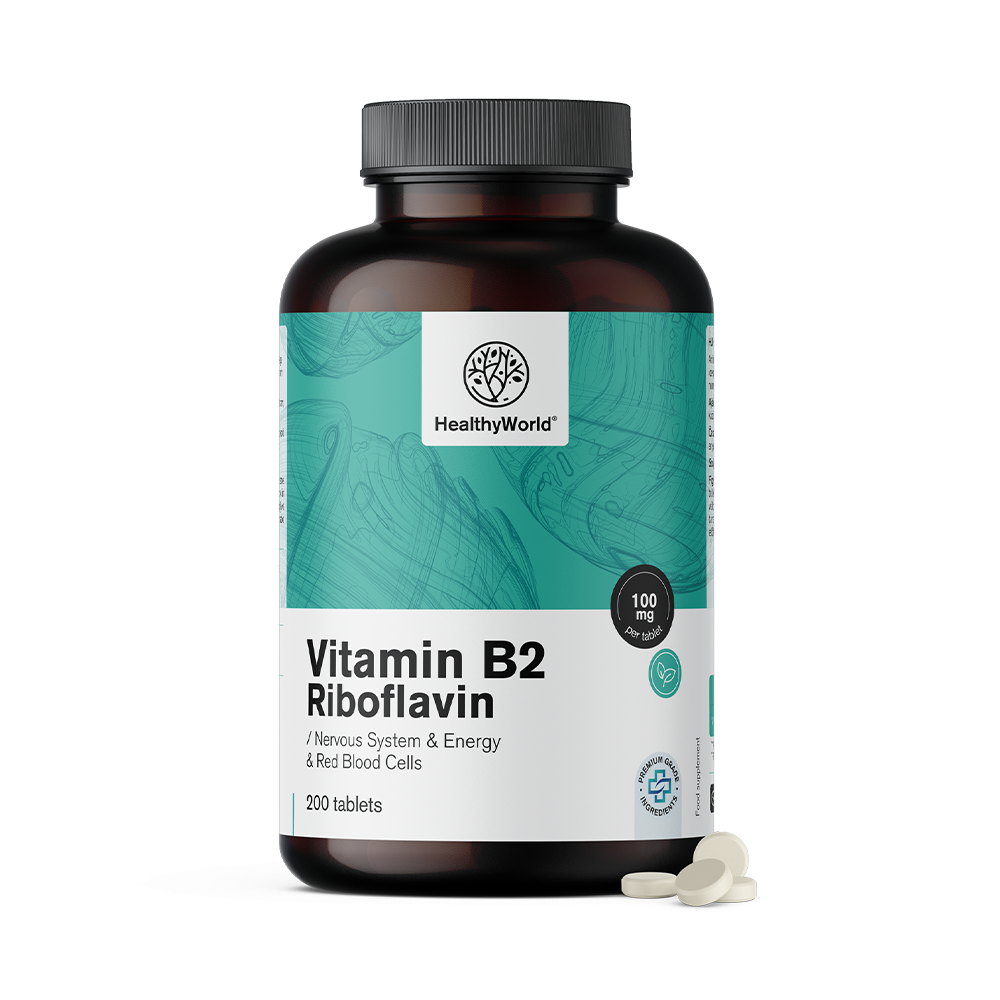 Vitamine B2 - riboflavine 100 mgVitamine B2 - riboflavine 100 mg