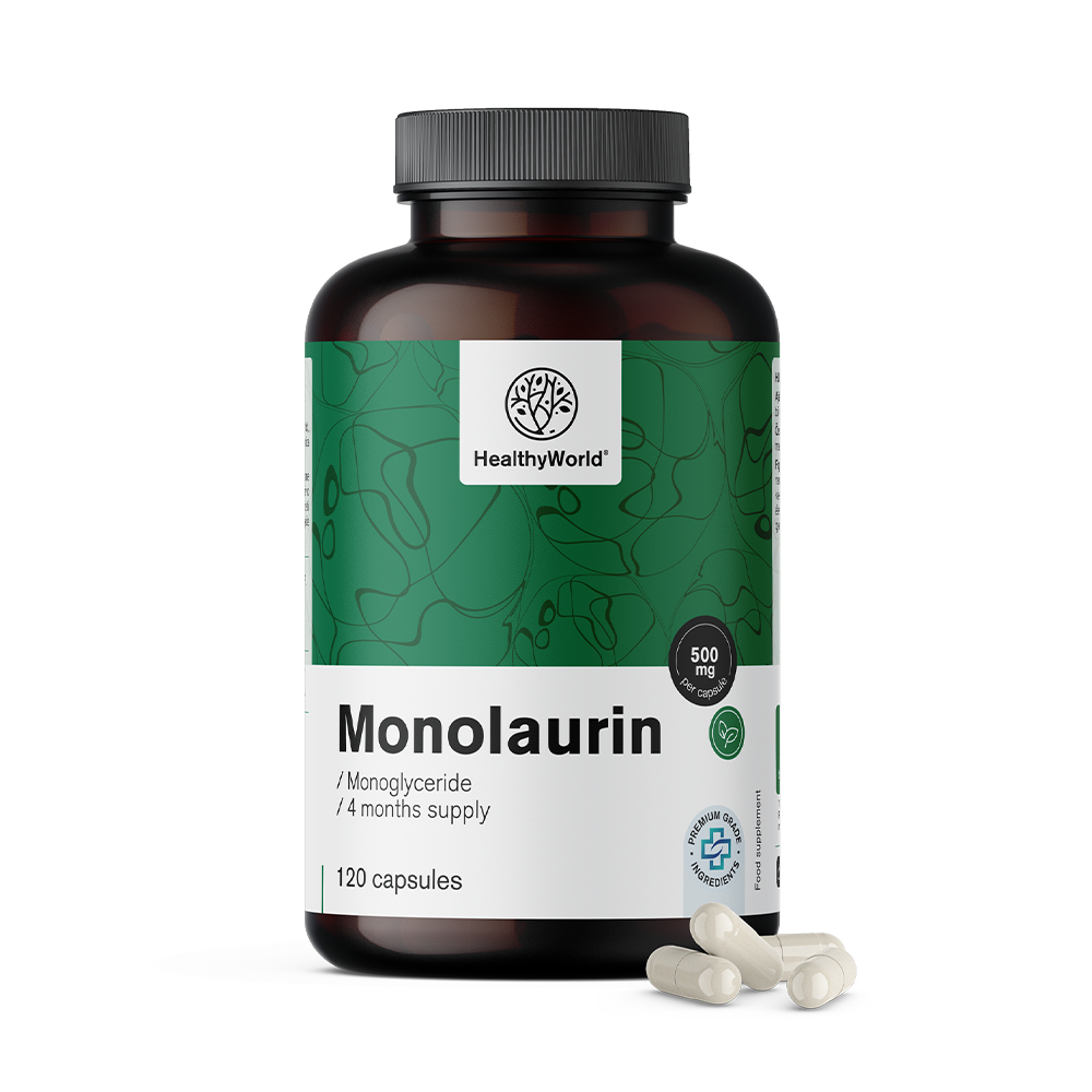 Monolaurin 500 mg en capsules