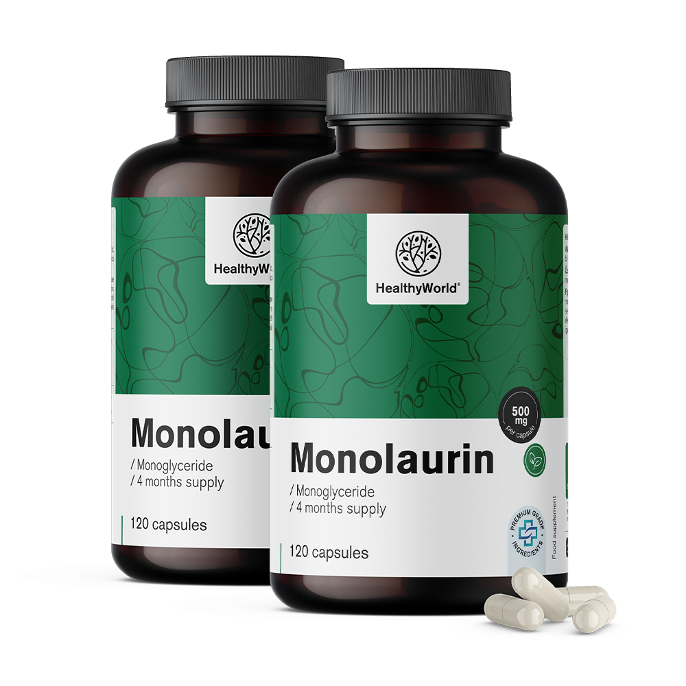 Monolaurin 500 mg en capsules