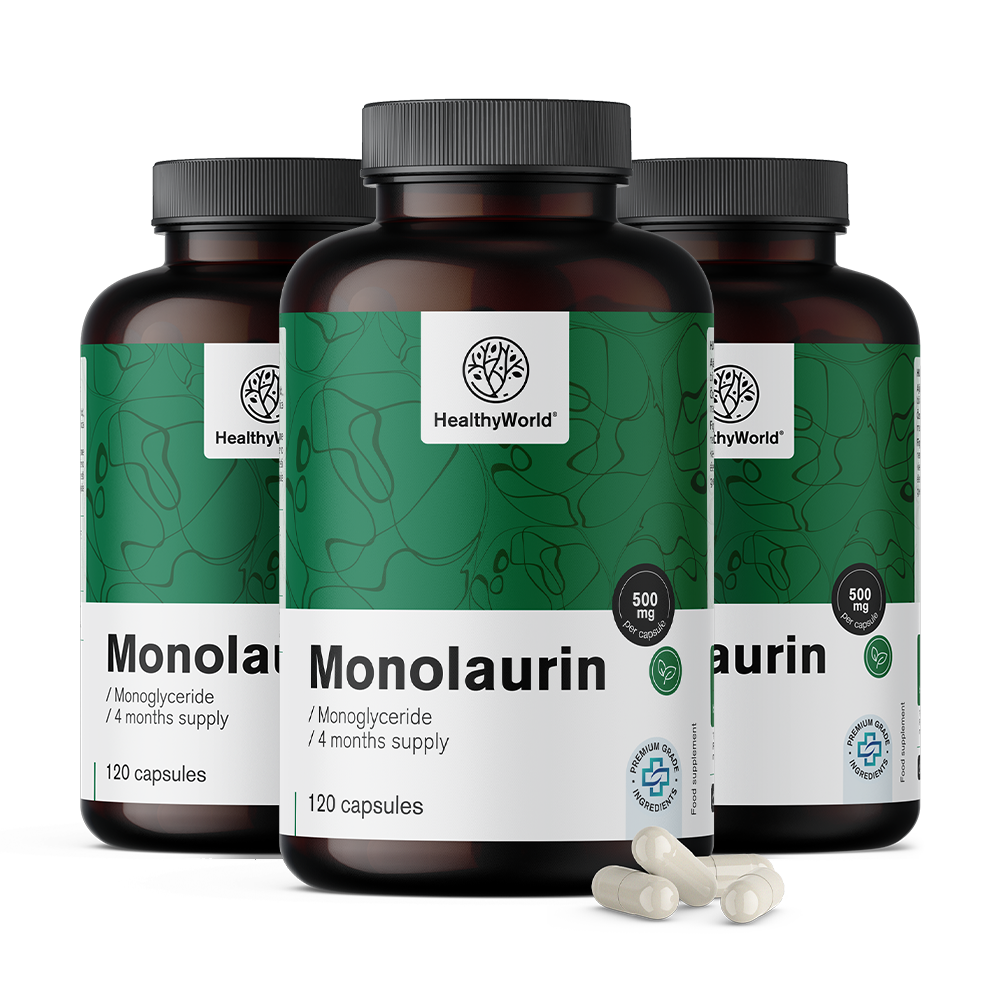 Monolaurin 500 mg en capsules