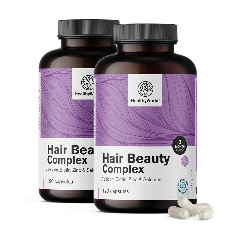 Complexe de beauté capillaire - Vitamines et minéraux pour les cheveux