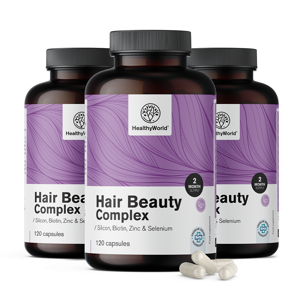 Complexe de beauté capillaire - Vitamines et minéraux pour les cheveux