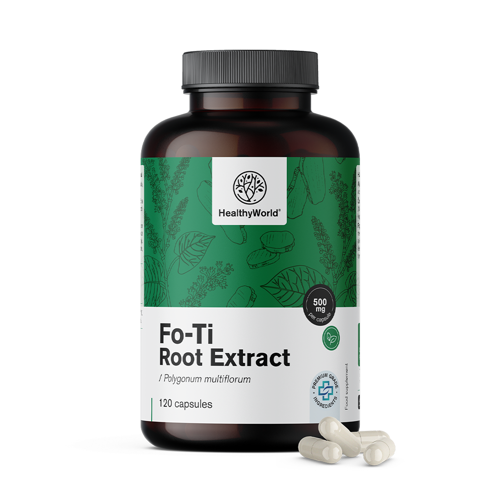 Fo-Ti (He Shou Wu) 500 mg - extrait 10:1Fo-Ti (He Shou Wu) 500 mg - extrait 10:1