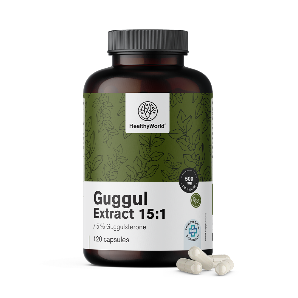 Guggul 500 mg - extrait 15:1Guggul 500 mg - extrait 15:1