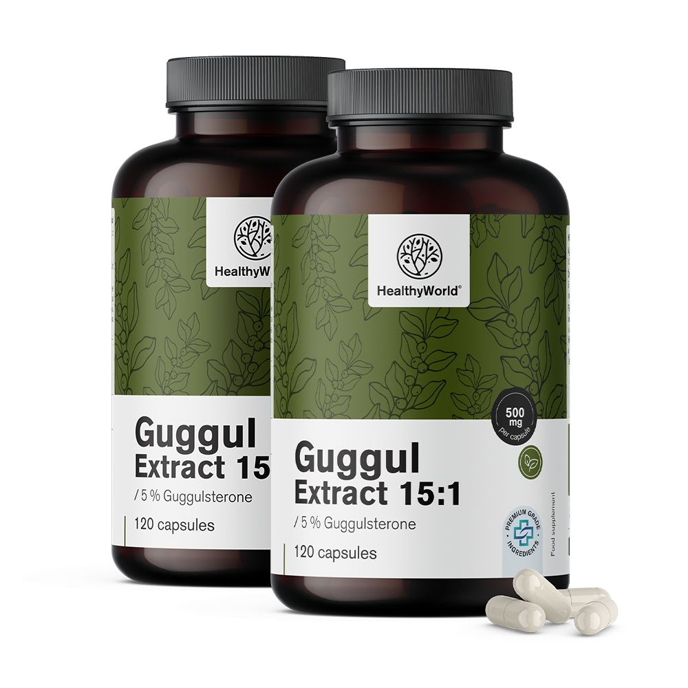 Guggul 500 mg - extrait 15:1Guggul 500 mg - extrait 15:1