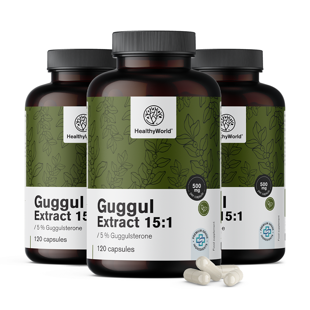 Guggul 500 mg - extrait 15:1Guggul 500 mg - extrait 15:1