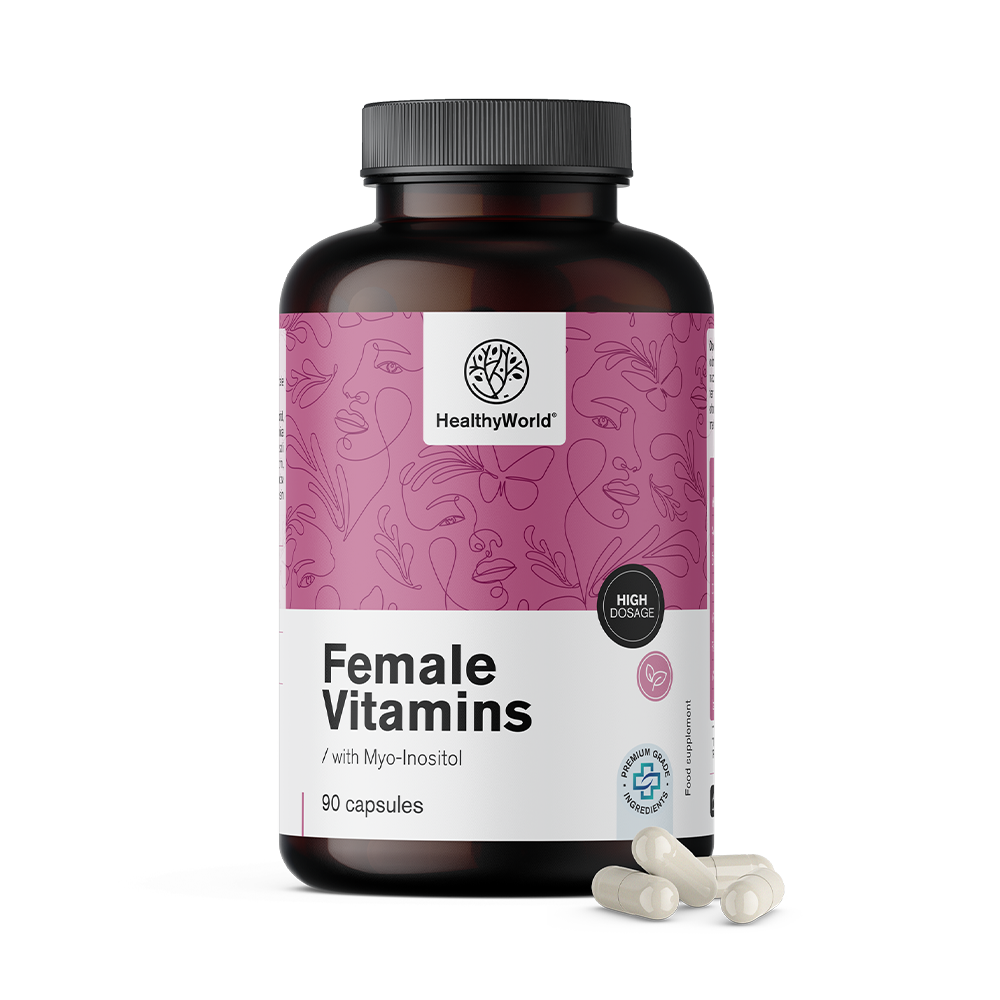 Vitamines pour les femmes avec du myo-inositol.