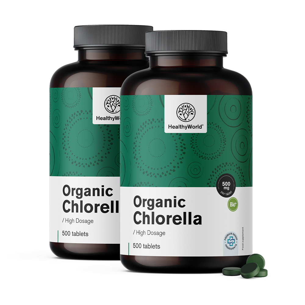 BIO Chlorella 500 mg.