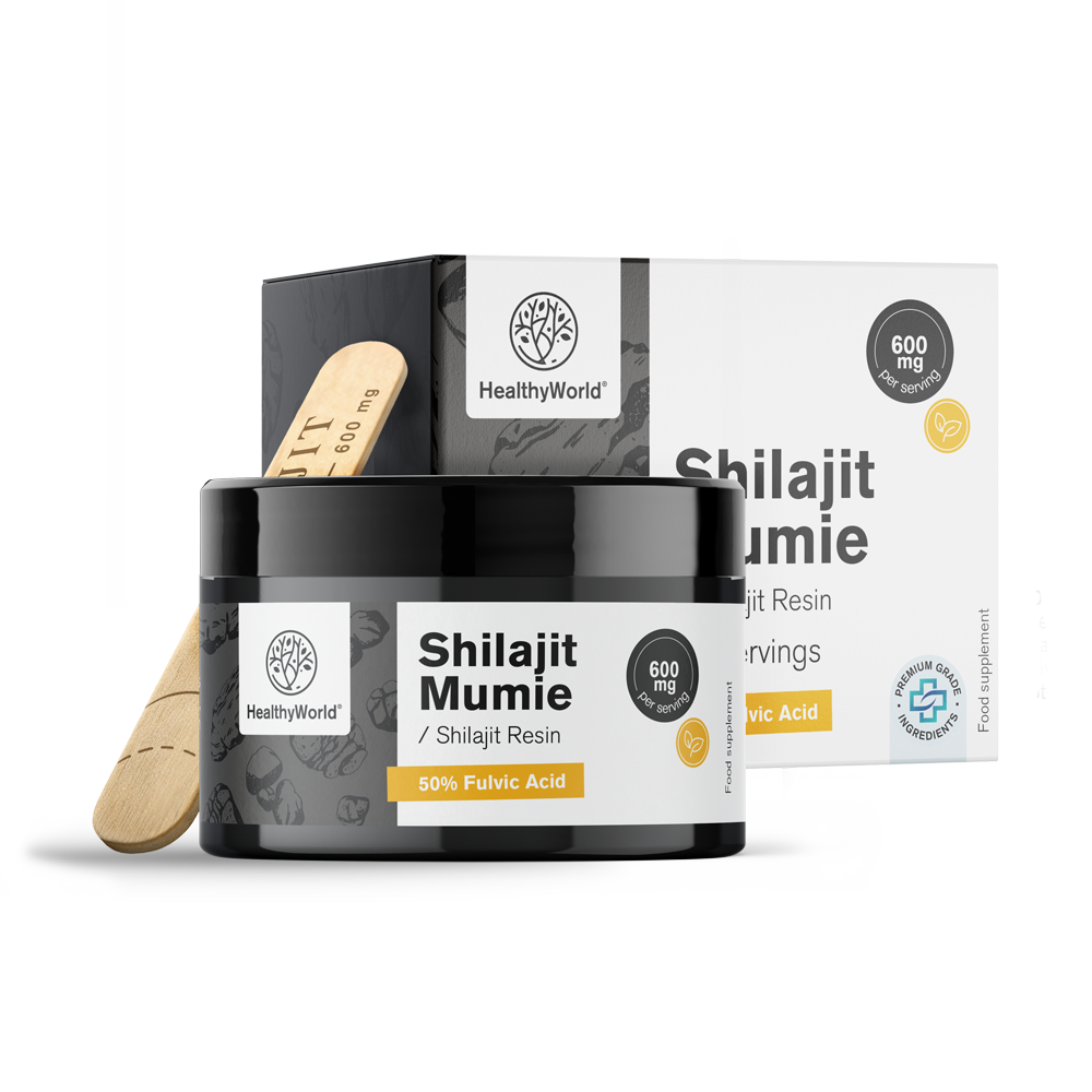 Shilajit Mumie 600 mg - résine