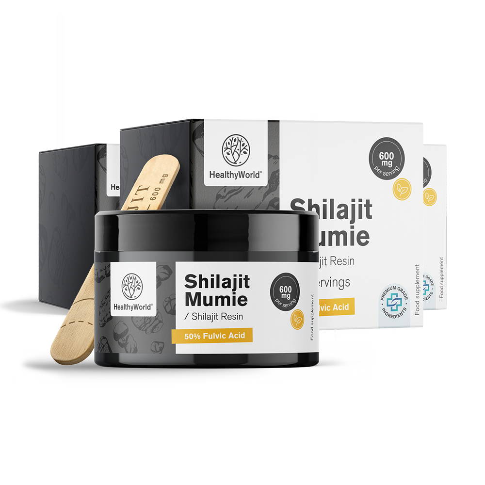 Shilajit Mumie 600 mg - résine