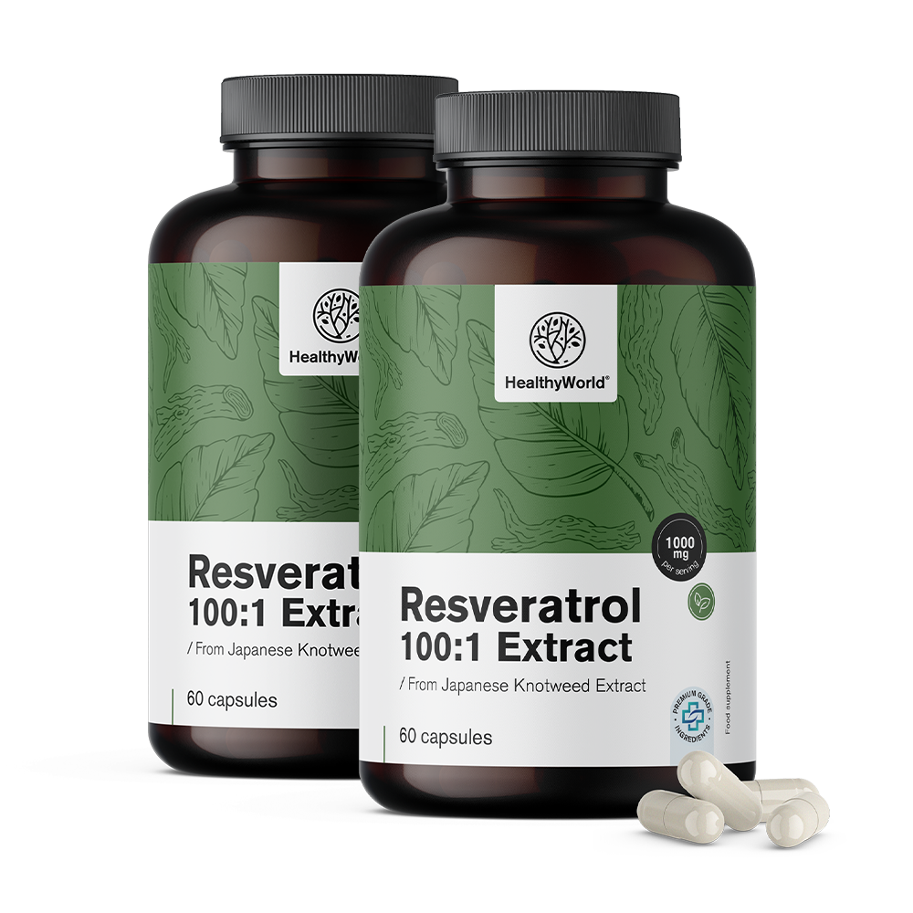 Resvératrol 1000 mg.